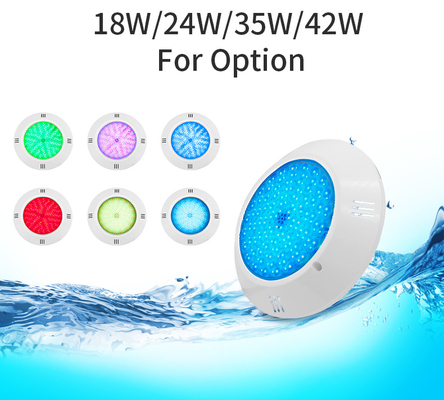 IP68 control concreto del RGB 18W 24W 35W WiFi de la luz de la piscina de la prenda impermeable LED