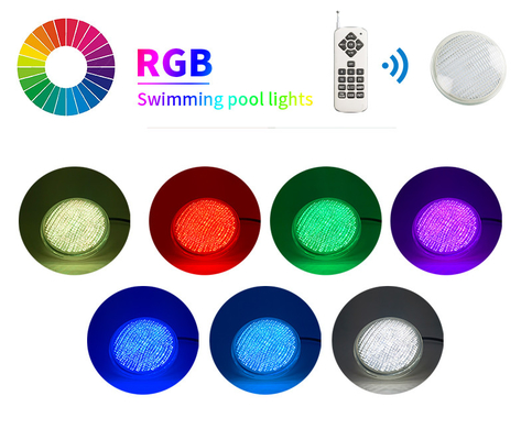CA astral del reemplazo 18W 12V RGB LED de la luz plástica de la piscina de PAR56
