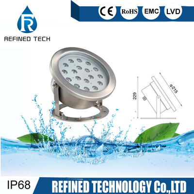 Pequeña CA DC 12V del submarino del proyector de la piscina de la fuente IP68