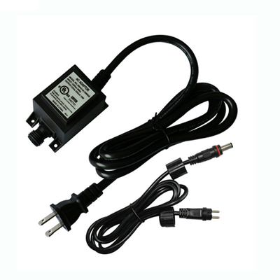 material de goma durable de la CA 12V 24V del adaptador de la fuente de alimentación de 15W IP68 LED