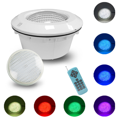Vidrio espesado práctico al aire libre multicolor de la luz PAR56 de la piscina del LED