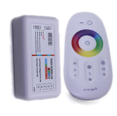 regulador inalámbrico estable With Touch Screen de 12V 2.4G RGBW LED