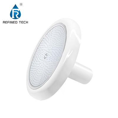 1.5 pulgadas de 12V de fibra de vidrio luz de piscina submarina de resina llena de control remoto / wifi